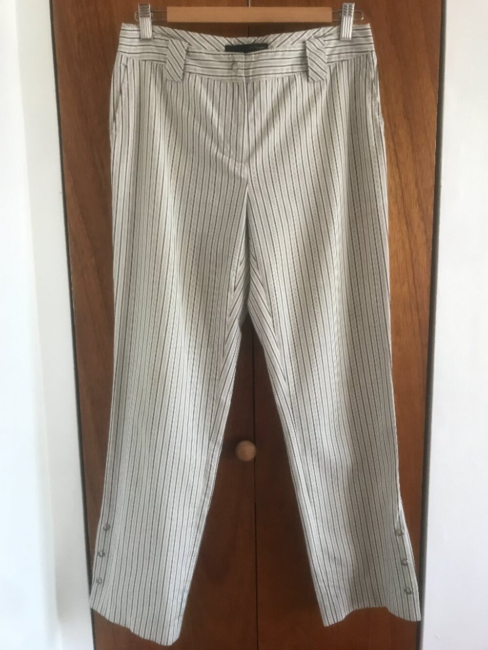 Les Copains Lightweight Striped Pants Size 42